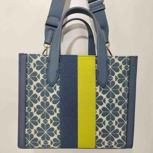 ケイトスペードニューヨーク kate spade NEW YORK スペード フラワー ジャカード ストライプ マンハッタン スモール トート レディース